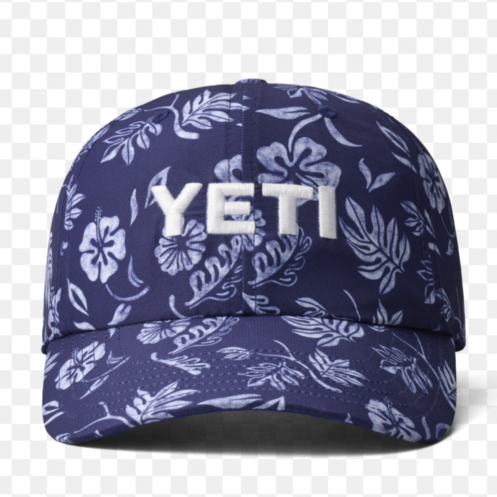 YETI- Flip Print Baseball Cap Navy